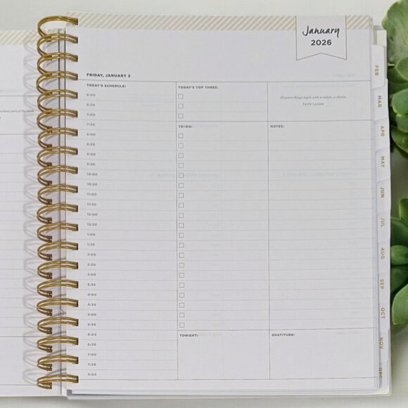 BellaRosaMariaBoutique Exclusive 2026 Planner Set - Aurora Sunset Gradient - Picture 8 of 15